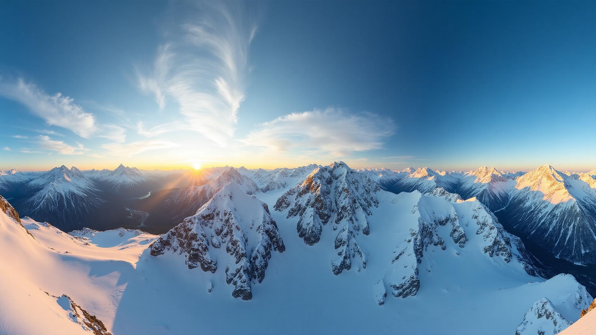 Alpine Summit Panorama